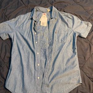 Levi's Casual Denim Blue Shirt